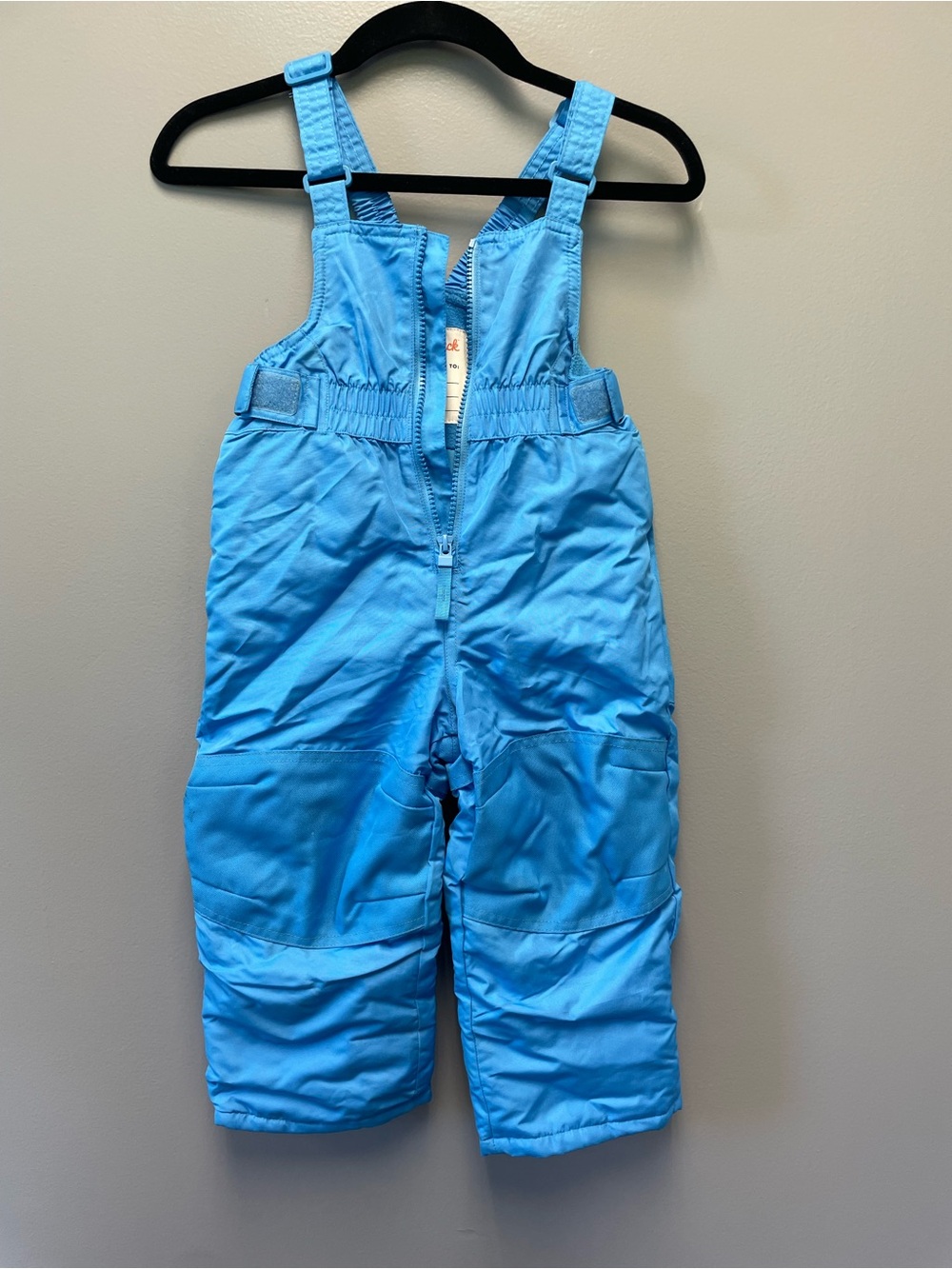 Cat & Jack Bright Blue Kids Snow Overalls 2T